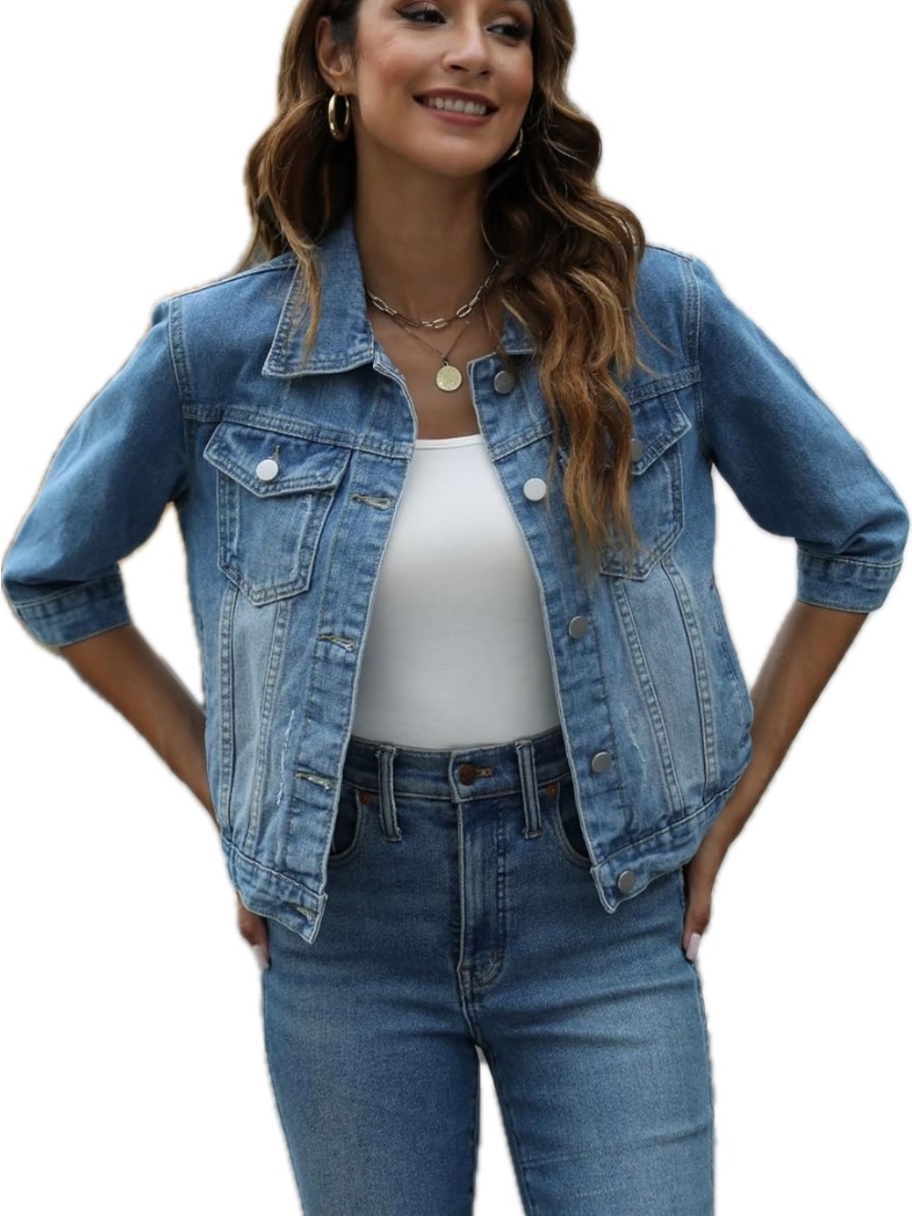 Classic Blue Denim Jacket - - Picture 3 of 3